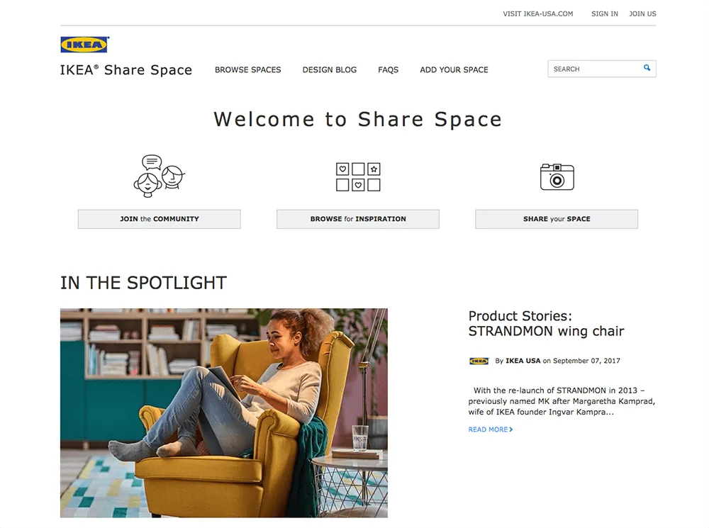 IKEA 內容行銷案例 Share Space